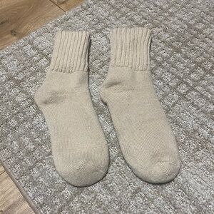 Beige Women’s Boot Socks